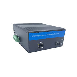 RJ45 Port Fiber Media Converter Support Wide Voltage Dual Power Input