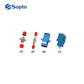 Simplex SC SC Fiber Connector , Fiber Cable Connector PC SM Plastic Shell