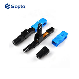 Sc/Apc Fast Connector Fiber Optic High Stability For FTTH Fiber Terminal