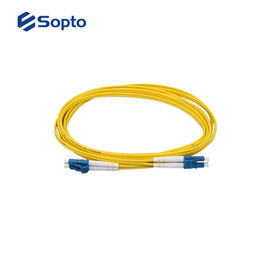 2 Core Sc Apc Fiber Optic Patch Cords High Dense Connection 2.0mm Diameter