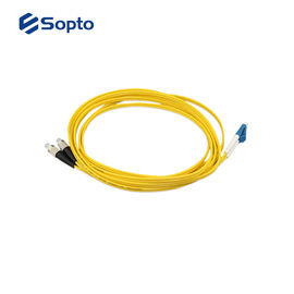 2 Core Fiber Optic Patch Cords Lc To Lc For Telecommunication Networks