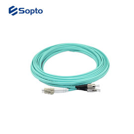 Simplex LC To SC Fiber Optic Patch Cords PVC Cable Jacket CE FCC ROHS Approval