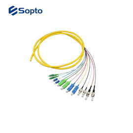 Single Mode 1.5M Fiber Optic Patch Cords High Dense Connection Easy Operation