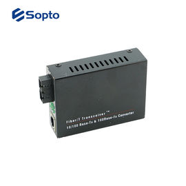 220V AC 10 100 Media Converter 1 UTP Port 1310Tx/1550Rx Wavelength