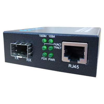 1000 Base-Fx Sfp Rj45 Ethernet Managed Media Converter