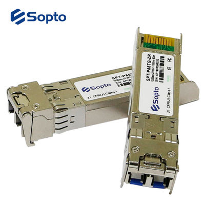 10gbps SFP+ 1550nm Single Mode 80km Fiber Optic Transceiver