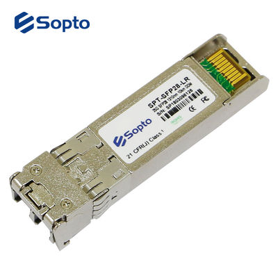 25 Gigabit  1310nm SFP28 LR Fiber Optic Transceiver