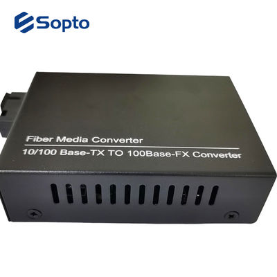 10/100base Tx To 100base Fx RJ45 Port Fiber Media Converter