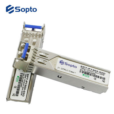 Gigabit Ethernet 1310nm LC Interface 155M Sfp Fiber Transceiver