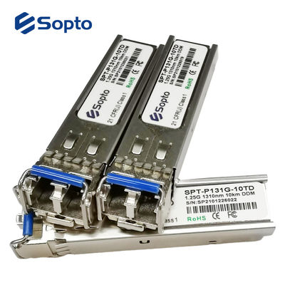 1.25gbps 1310nm 10km SFP Optical Transceiver Module With DDM