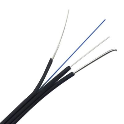 1 2 4 Core Ftth LSZH Fiber Optic Drop Cable For Outdoor Indoor