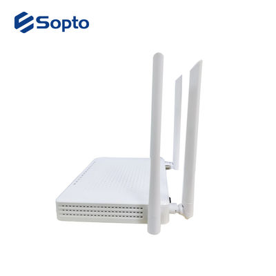 Wifi 2.4GHz 5GHz EPON ONU 4 Ethernet 2 POTS Interface With CATV