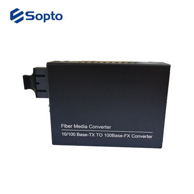 10/100M 1310nm Single Mode Fiber Media Converter SC Interface