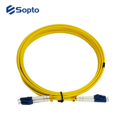 LSZH Network Fiber Optic Patch Cords 3m Length Duplex LC 1 Core