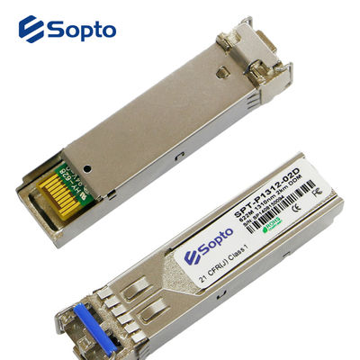 622M 2km 1310nm Sfp Fiber Optic Transceiver LC Interface ROHS Approved