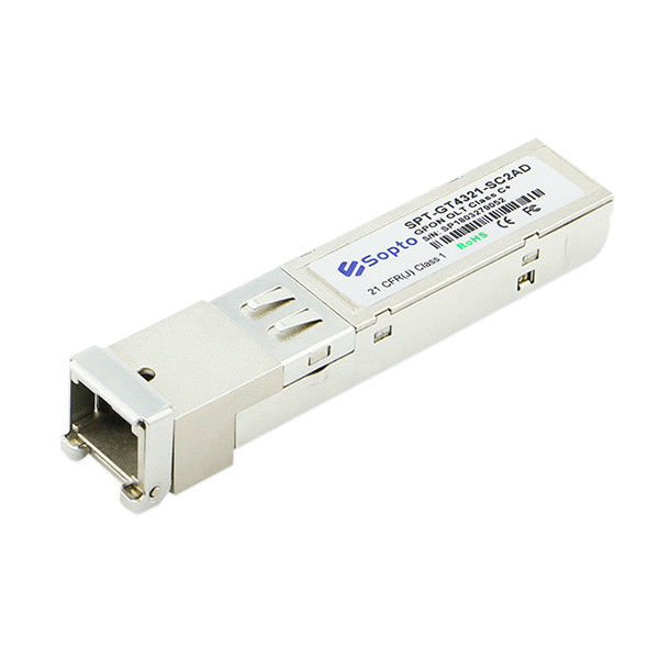 Simplex SC Optical Transceiver Module 1.25G / 2.5G Single +3.3 Power Supply