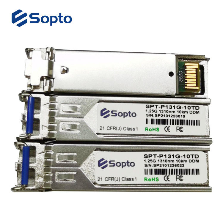 1.25gbps 1310nm 10km SFP Optical Transceiver Module With DDM