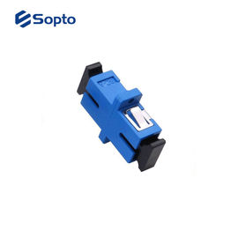 Simplex SC SC Fiber Connector , Fiber Cable Connector PC SM Plastic Shell