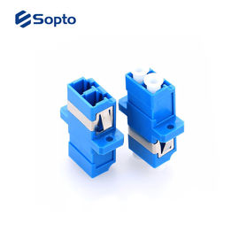 Simplex SC SC Fiber Connector , Fiber Cable Connector PC SM Plastic Shell