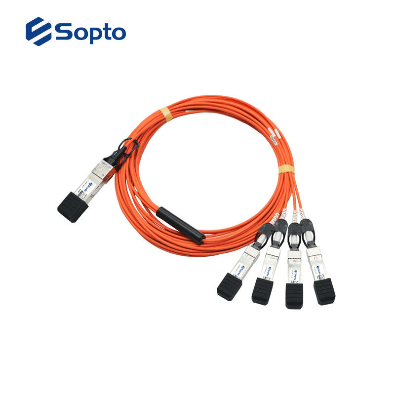 Lighter Weight AOC Active Optical Cables For Data Center And In-Rack Connection