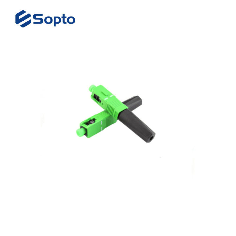 Sc/Apc Fast Connector Fiber Optic High Stability For FTTH Fiber Terminal